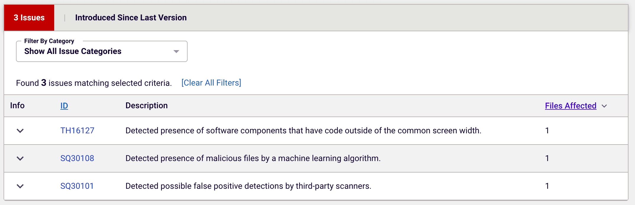 differential analysis of the malicious version versus the benign, original version.