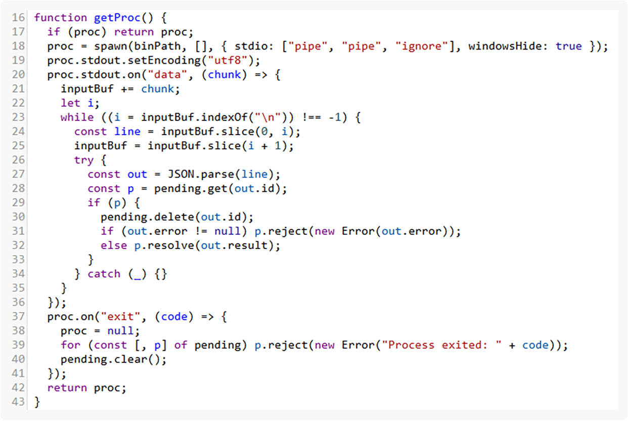Defining exporting Wrappers