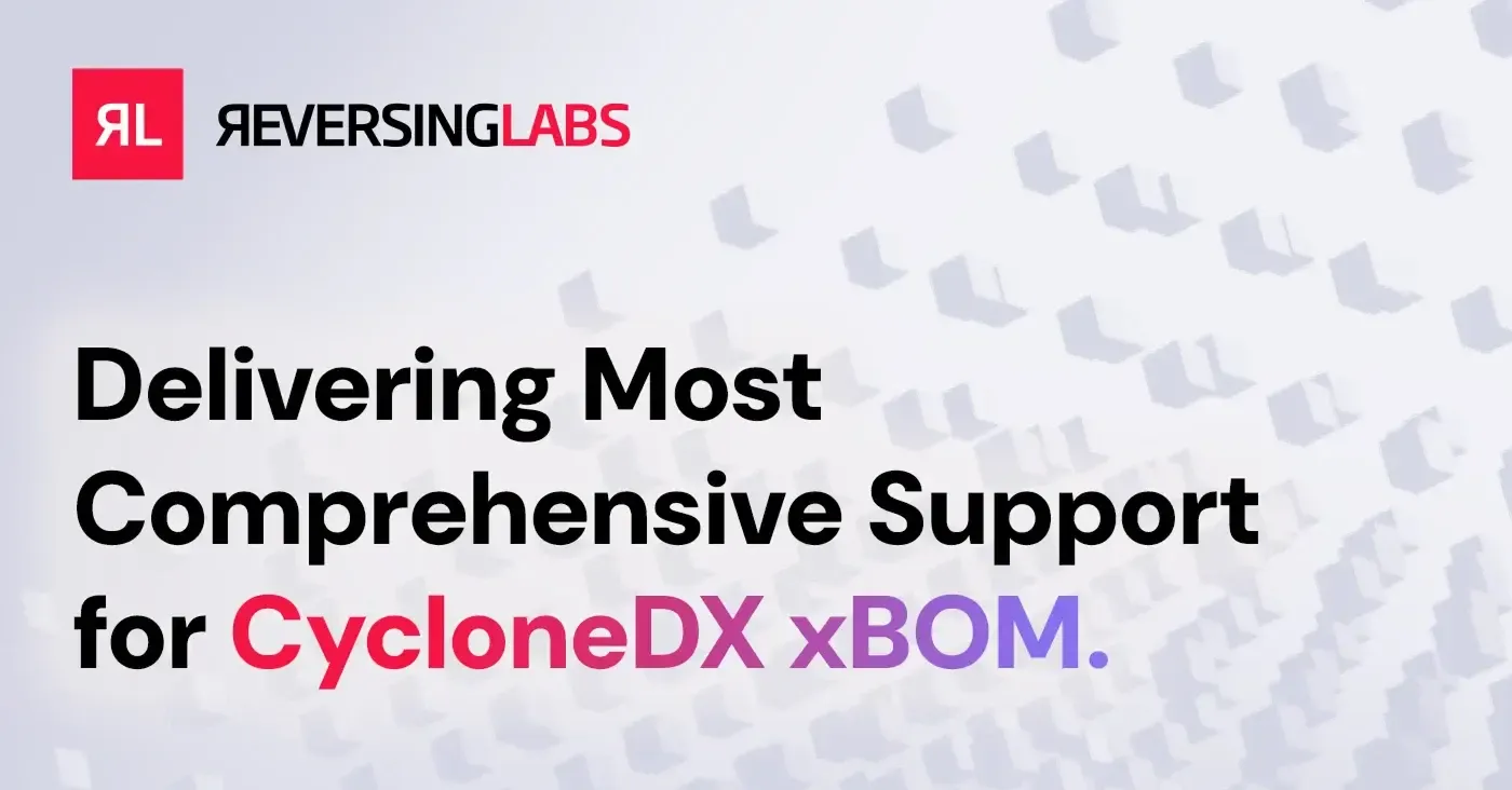 delivering most comprehensive support for cyclonedx xbom