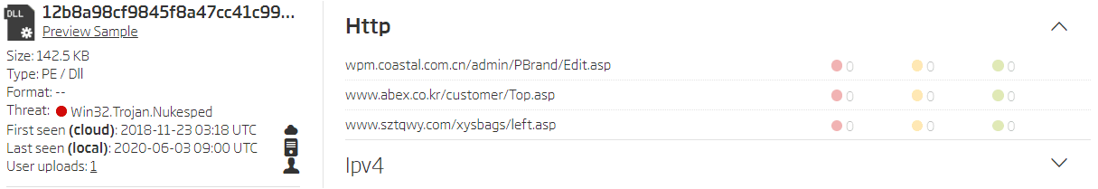 Search based on imphash