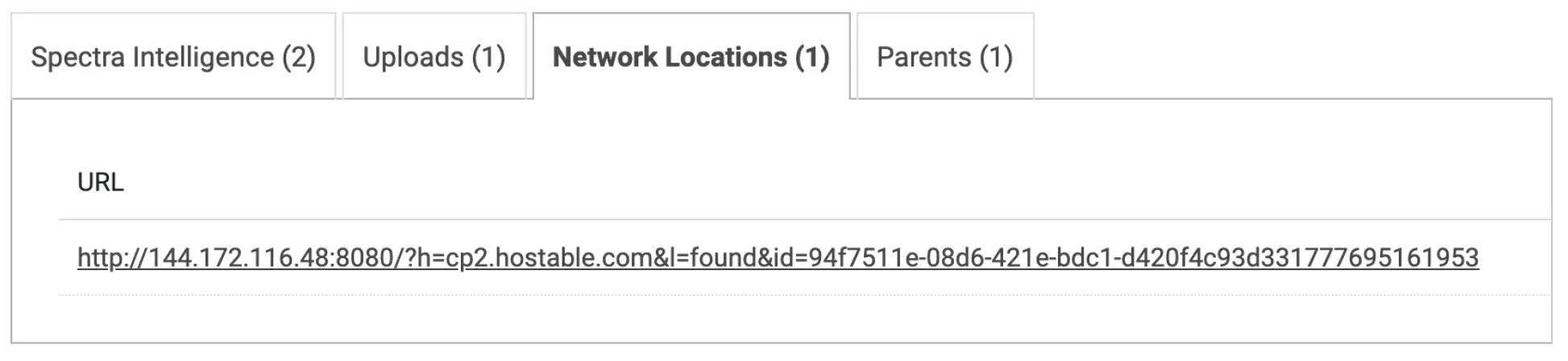 Historical C2 URL