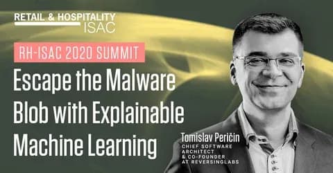 Tomislav Pericin in front of video title card