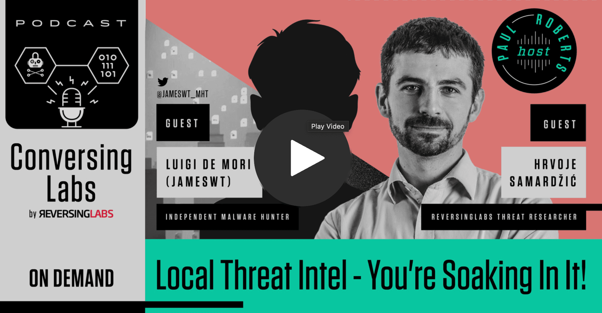 local threat intel podcast title card