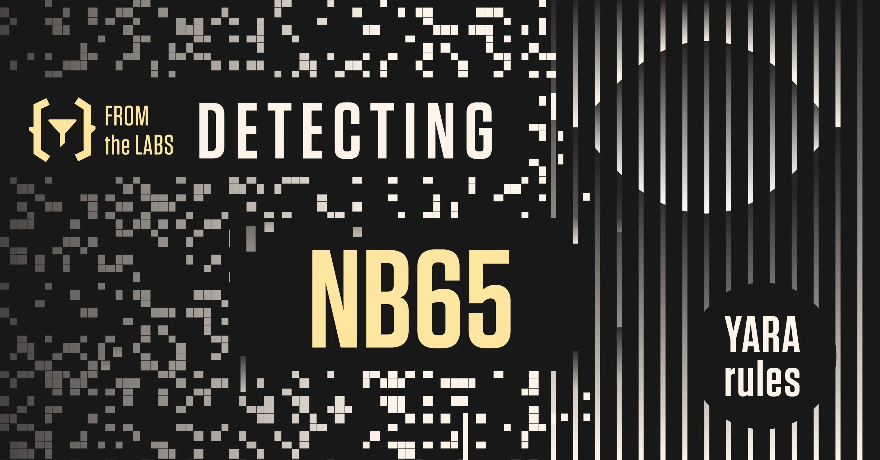 detecting nb65 over black and white static background
