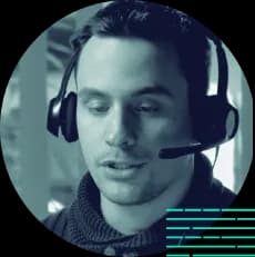 IT guy in headset