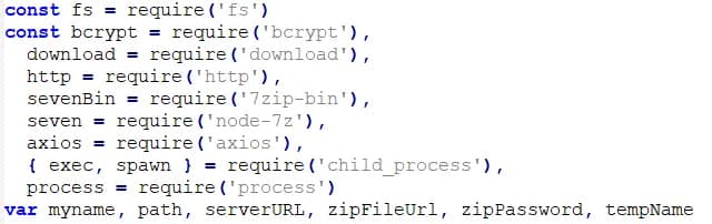 npm module imports