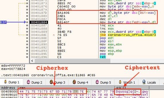 First Encoded String in Sample