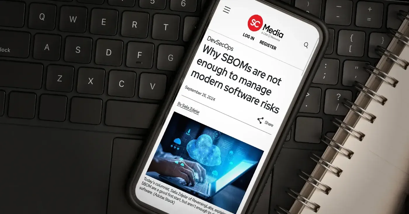 phone screen displaying news article