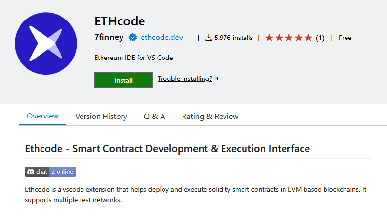 Image 1: Extension as shown on the marketplace