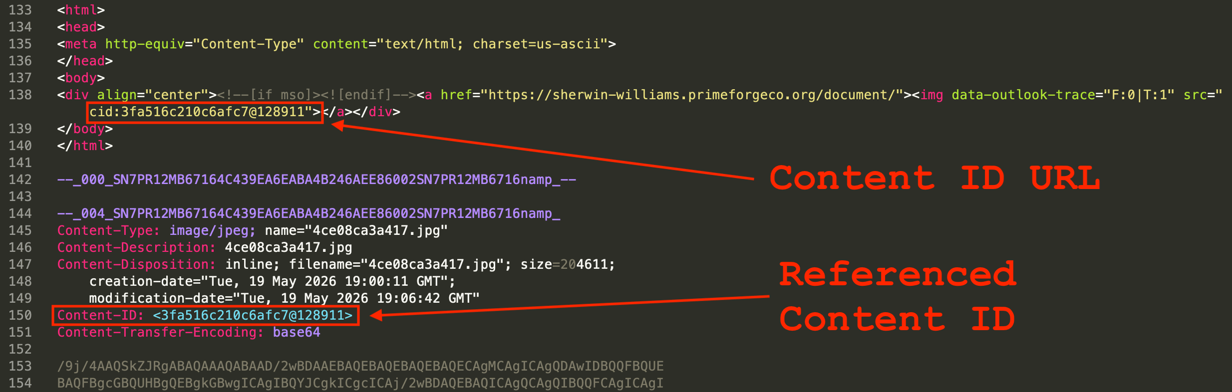 Device code phishing lure construction