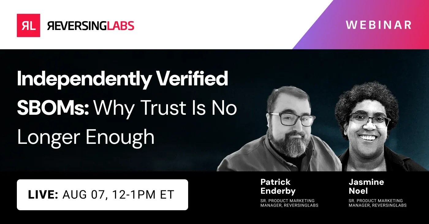 Independently Verified SBOMs: Why Trust Is No Longer Enough