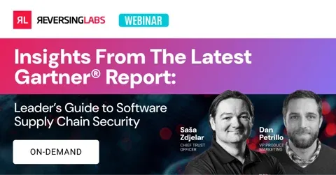 Insights from the Gartner® Leader's Guide to Software Supply Chain Security