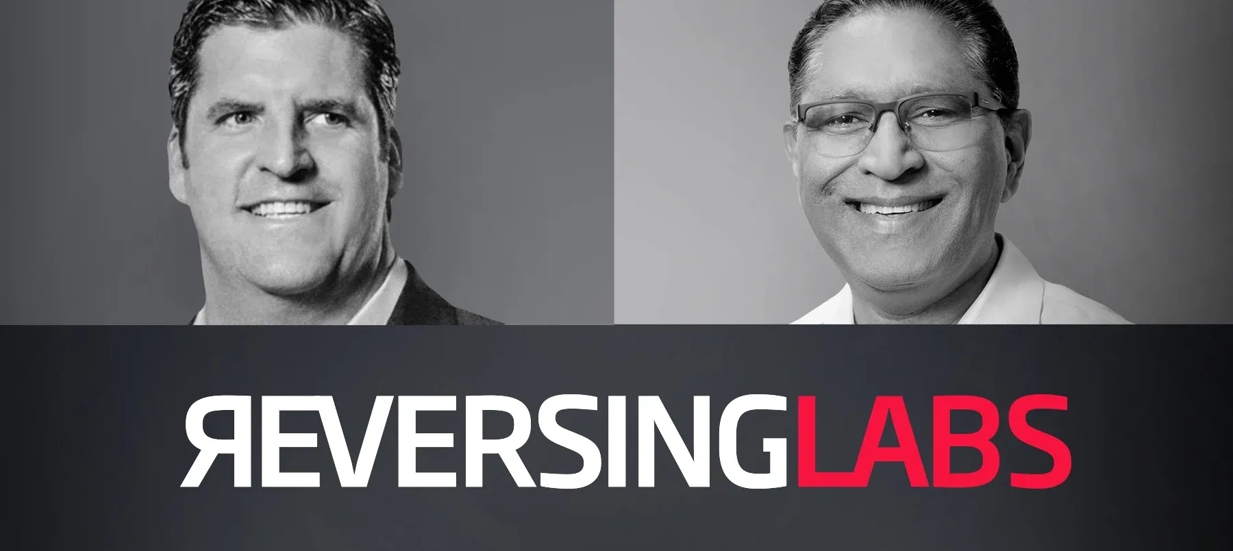 two men reversing above labs logo