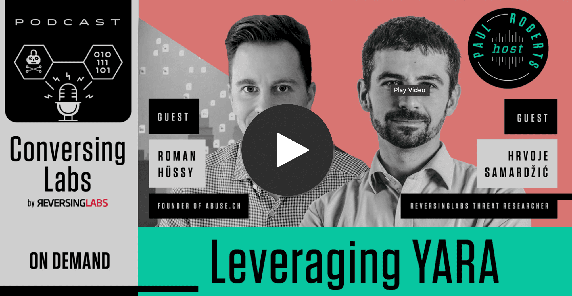 leveraging yara podcast title card