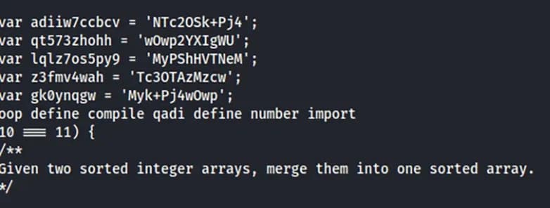 Example comment on file