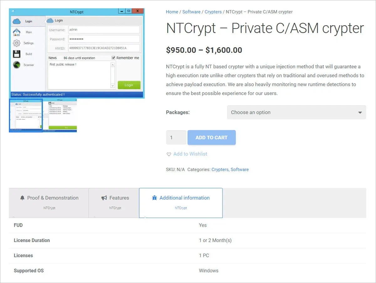 The Hunt for NTCrypt: Exposing a Malicious Packer | ReversingLabs