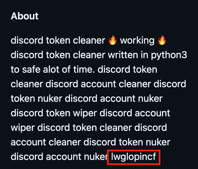 text with emojis and a dynamically generated string