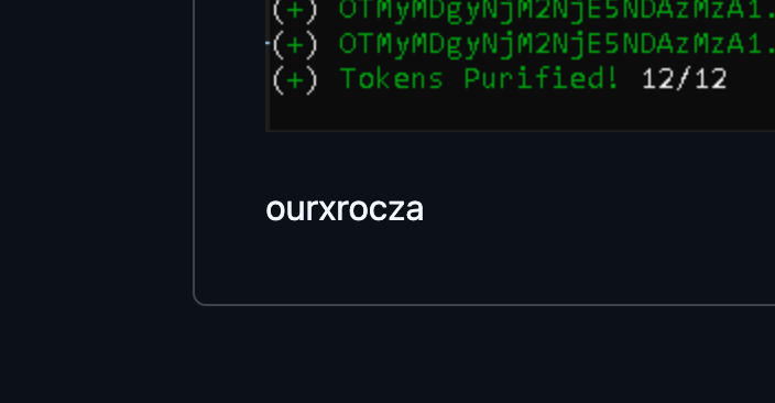 Dynamically generated string in README