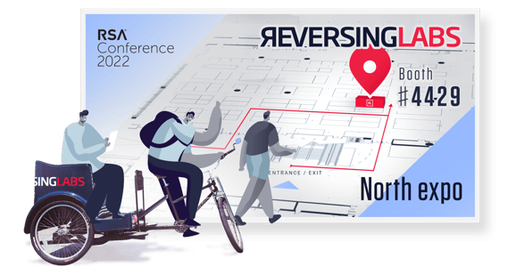 RSA 2022 ReversingLabs Booth map