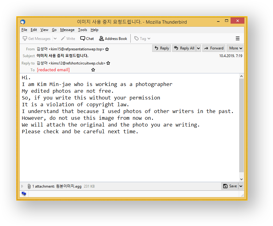 Ransomware in exotic email attachments