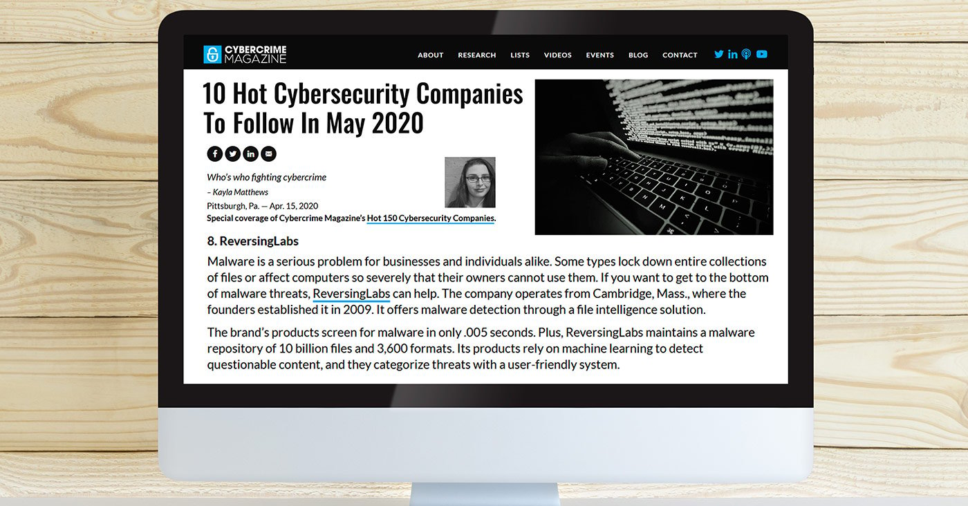 10 Hot Cybersecurity Companies To Follow In May 2020