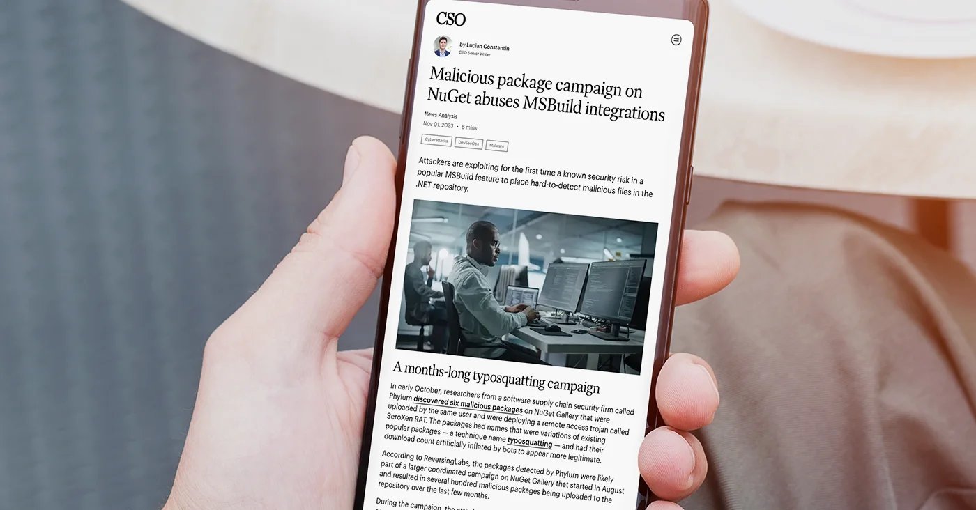 In-the-News-CSO-Online-NuGet-abuses-MSBuild-integrations