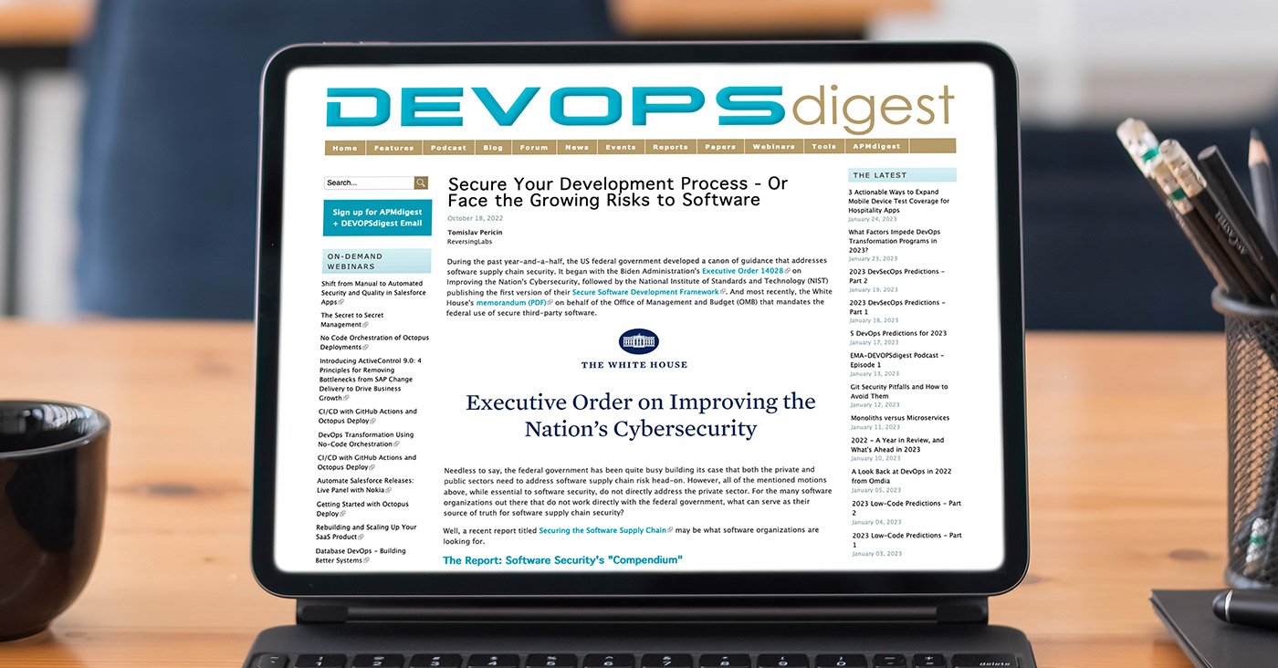 Secure Your Development Process - Or Face the Growing Risks to Software