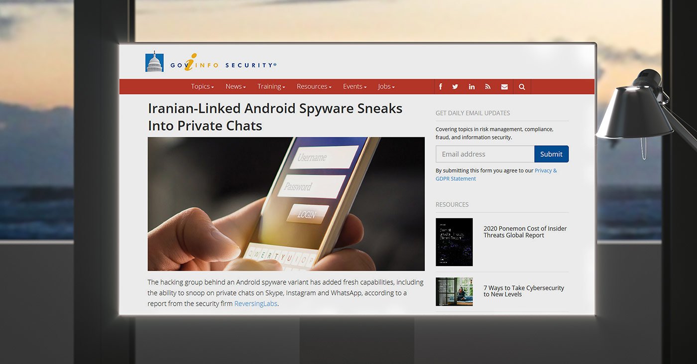 Iranian-Linked Android Spyware