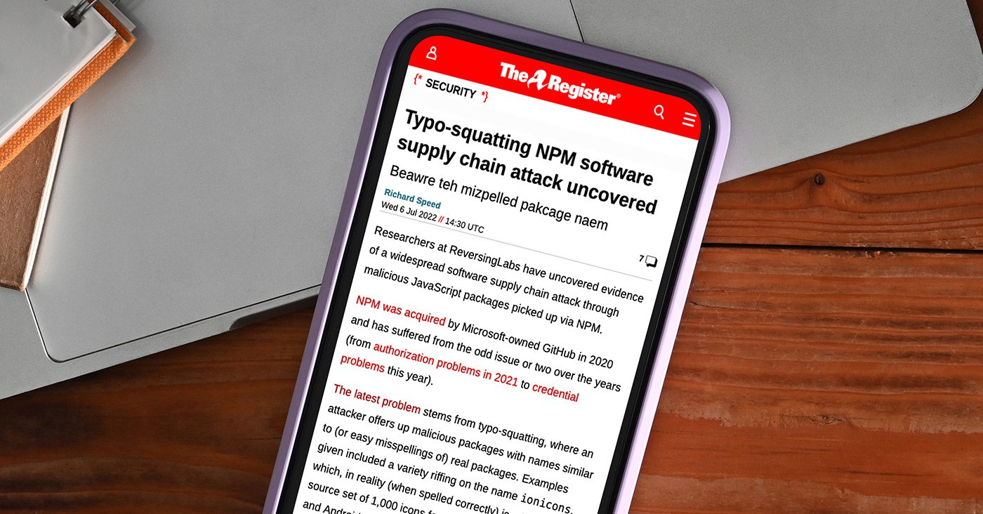NPM Software Supply Chain Attack