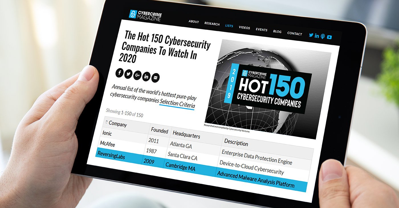 The Hot 150 Cybersecurity Companies To Watch In 2020