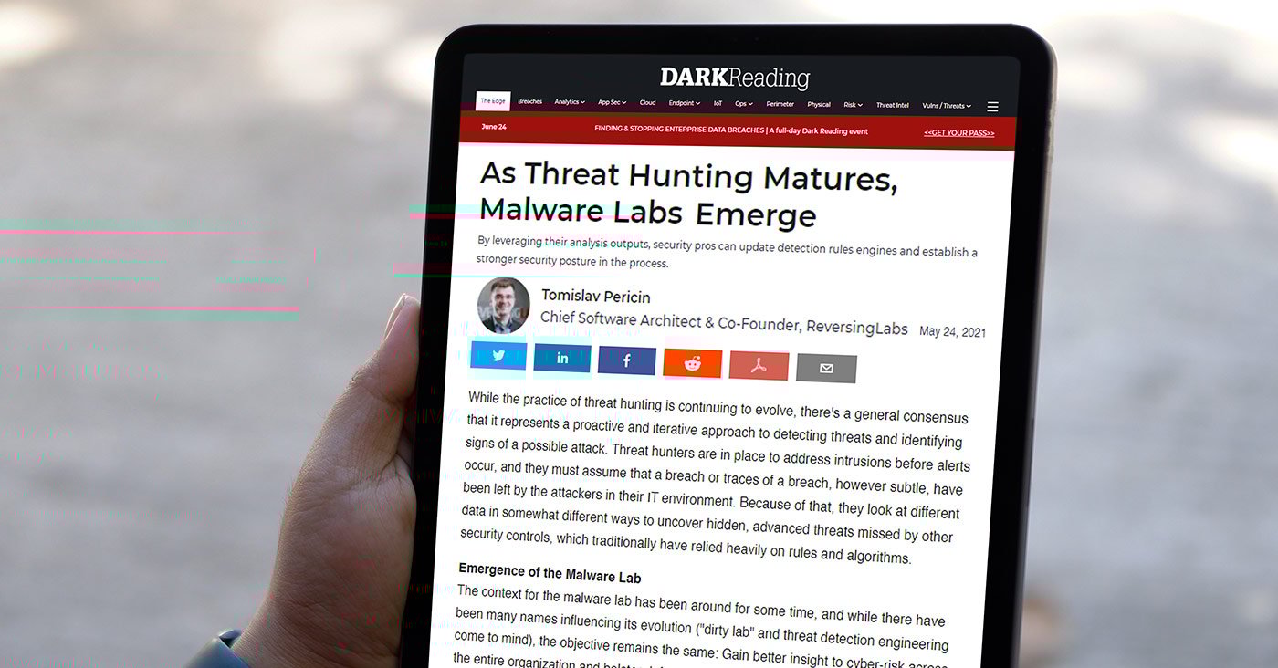 As Threat Hunting Matures, Malware Labs Emerge