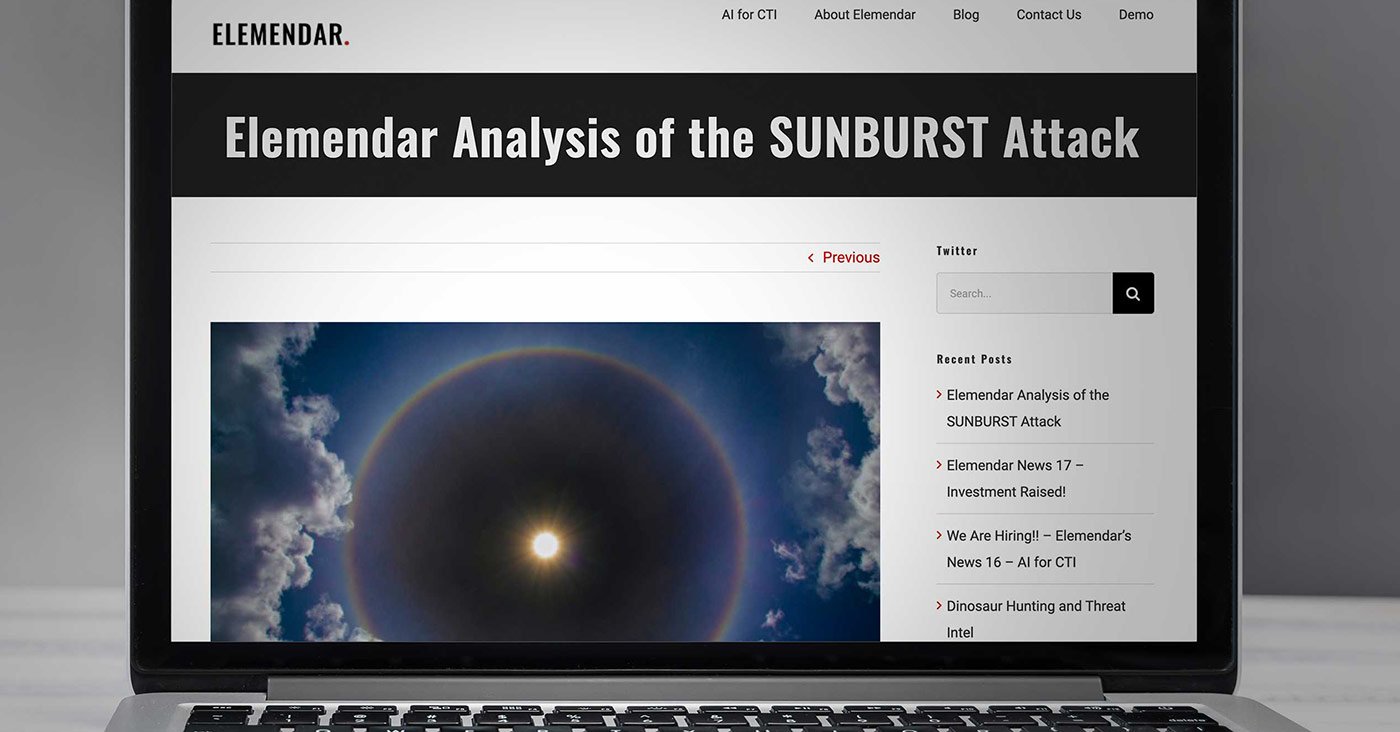 Elemendar Analysis of the SUNBURST Attack
