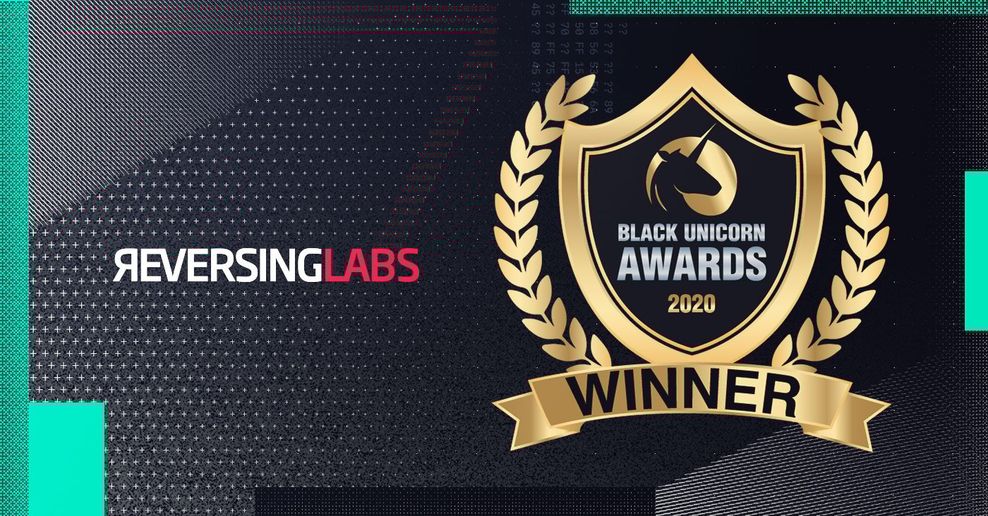 ReversingLabs Named Winner in Black Unicorn Awards for 2020