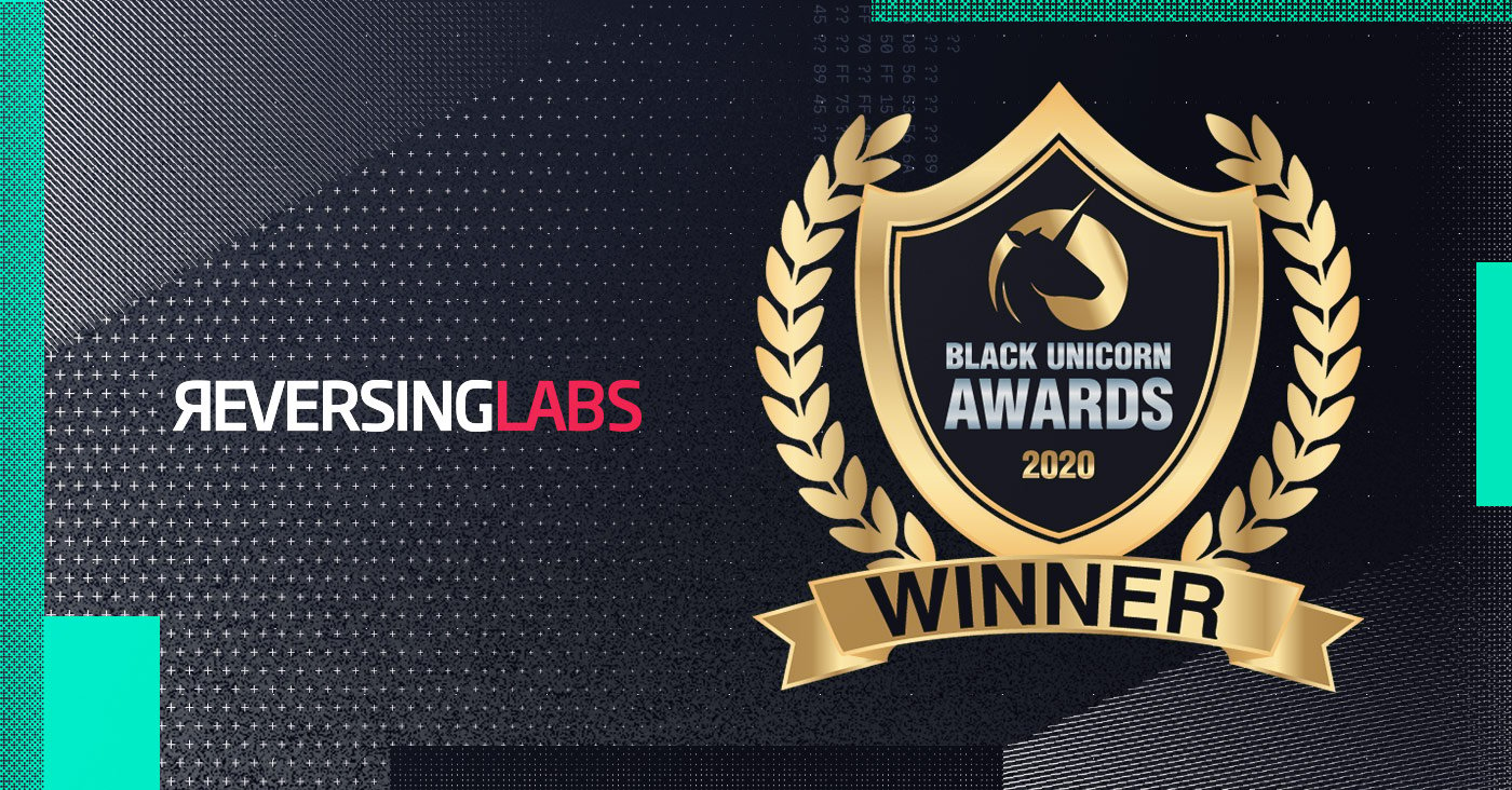 ReversingLabs Named Winner in Black Unicorn Awards for 2020