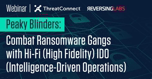 Peaky Blinders: Combat Ransomware Gangs with HiFi IDO