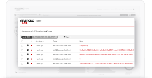 A1000 - Advanced Search for Analysis and Triage
