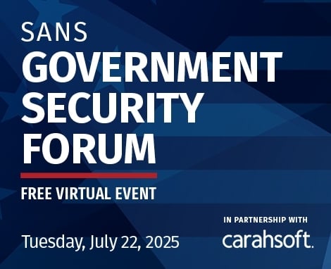 SANS 2025 Government Security Forum