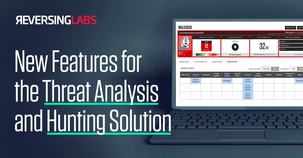 The Latest Update to the ReversingLabs Threat Analysis and Hunting Solution