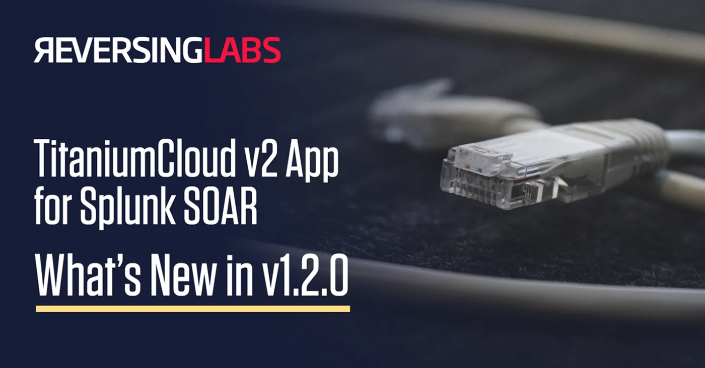 TitaniumCloud app for Splunk SOAR updated