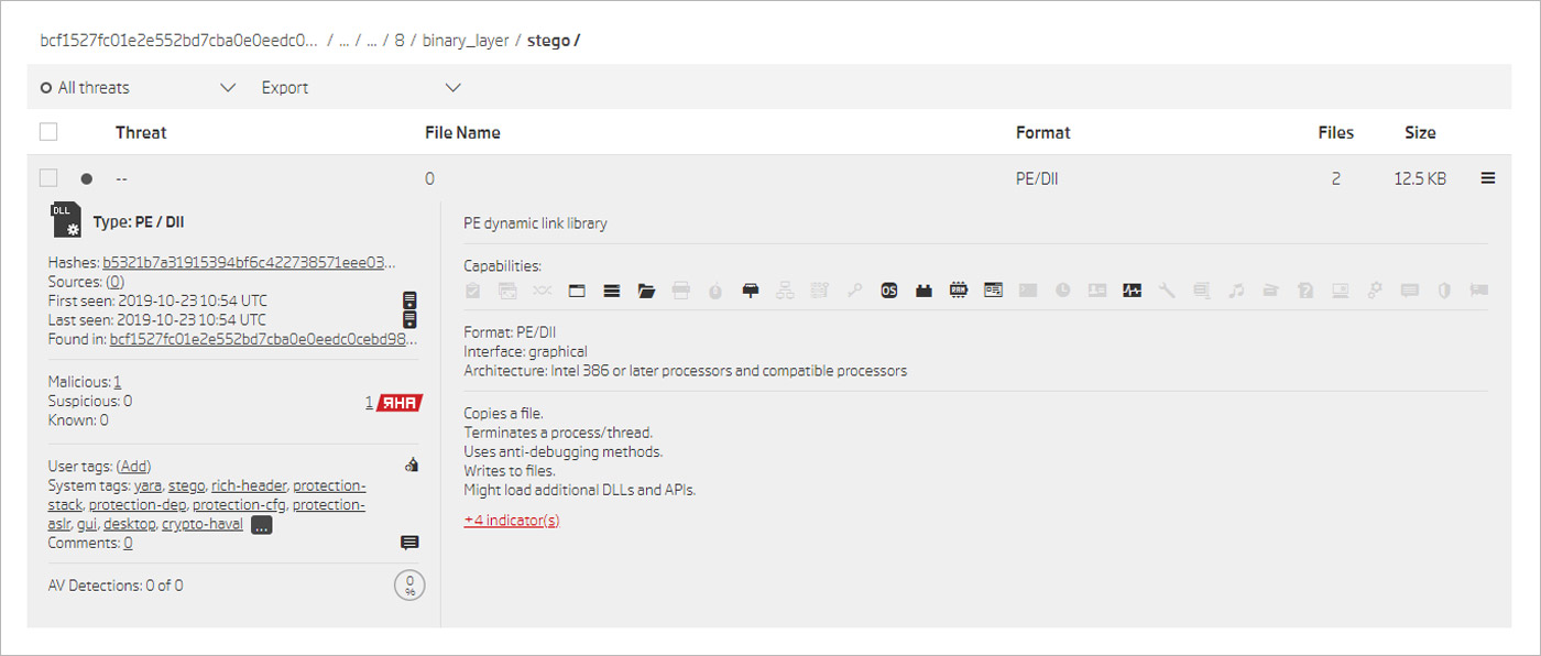 DLL embedded in executable’s resources