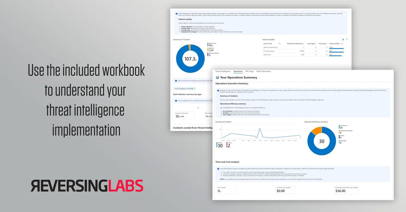 ReversingLabs Content Pack for Microsoft Sentinel