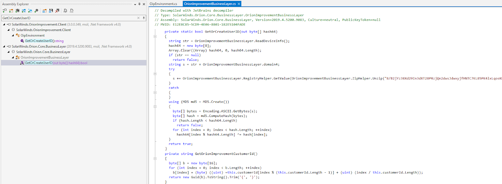 GetOrCreateUserID in backdoor class [ver. 2019.4.5200.9083]