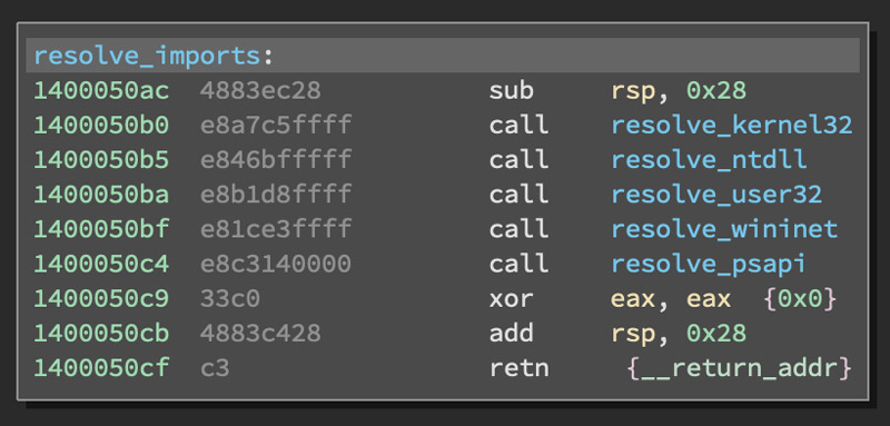 Resolve Import Functions