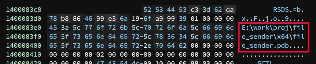 PDB Path String