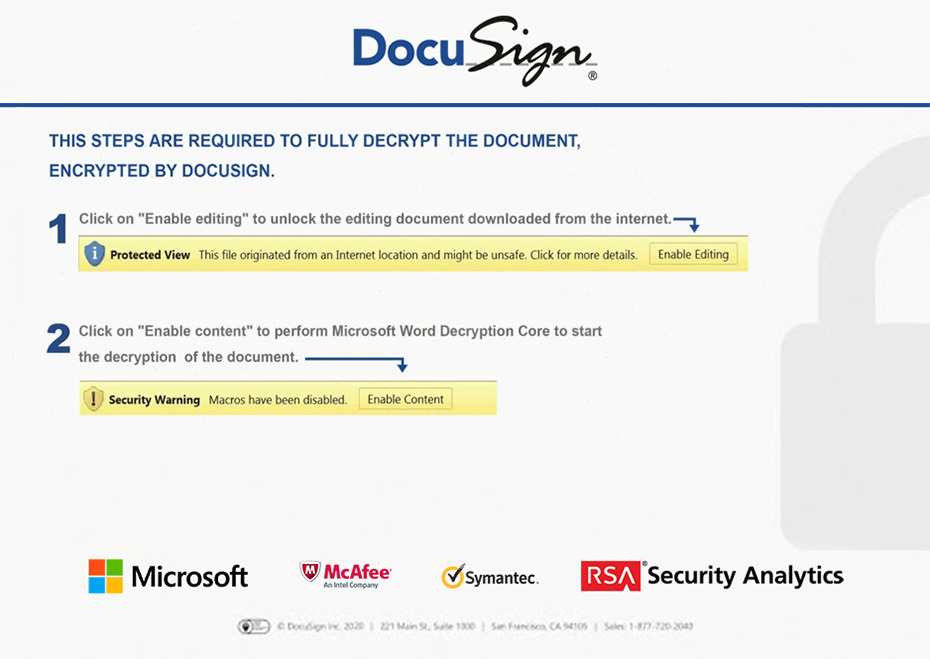 Attackers mimic security features to trick users into enabling Excel macros